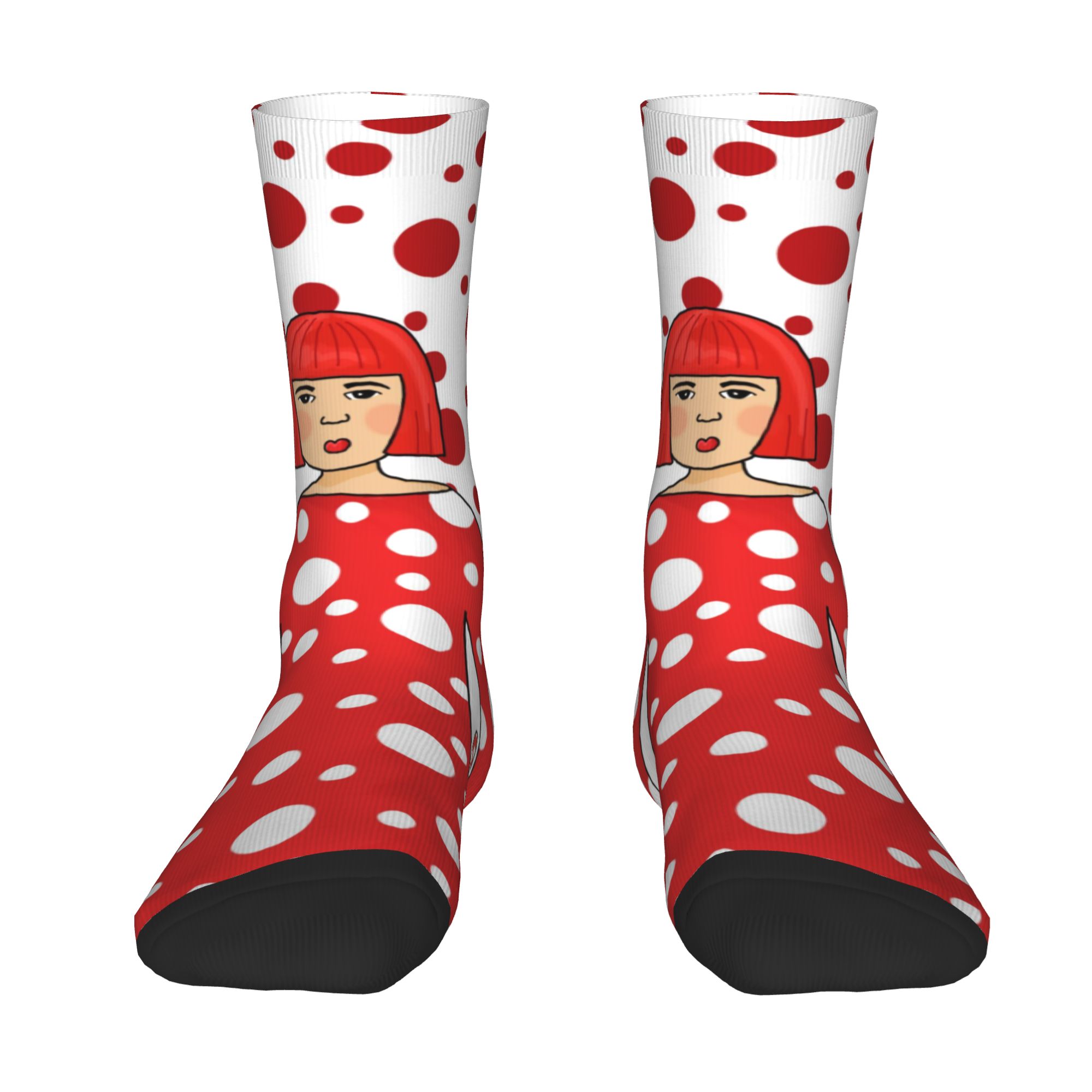 Dress Sock Men - Meias Personalizadas Yayoi Kusama para Homens