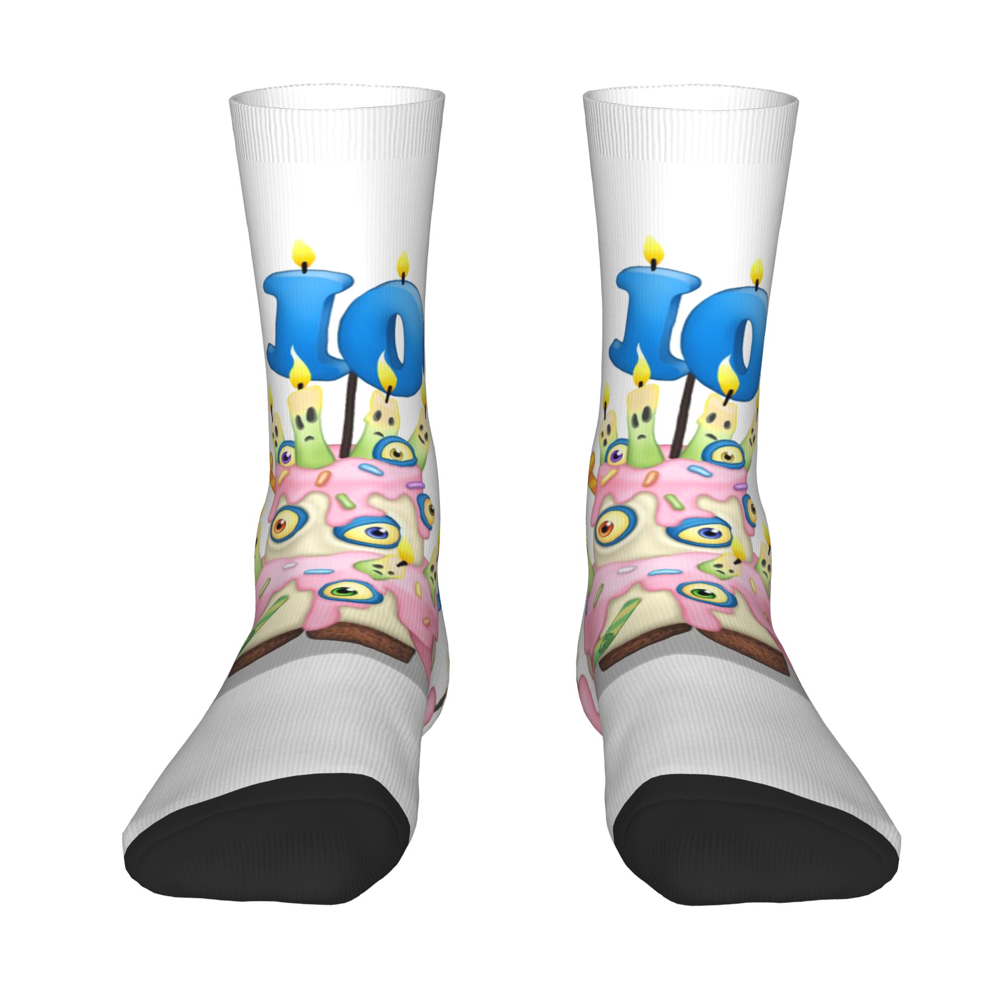 Dress Sock Men - Meias Personalizadas My S-Singing Cartoon Monsters