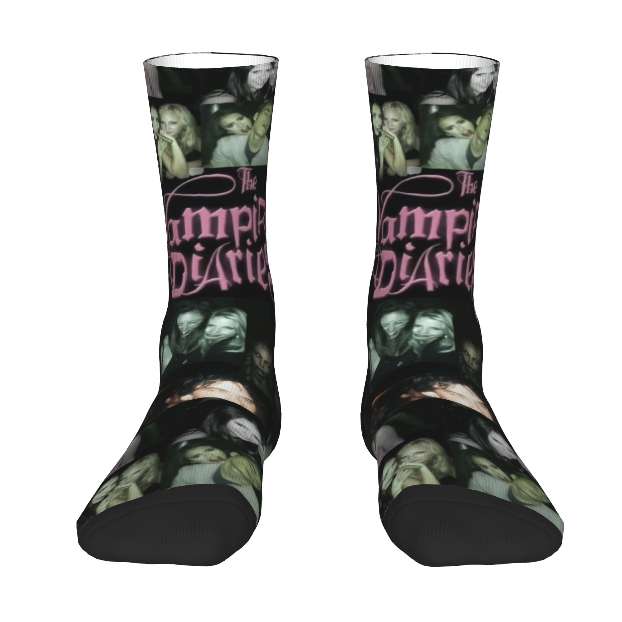 Dress Sock Men - Meias Personalizadas The Vampire Diaries para